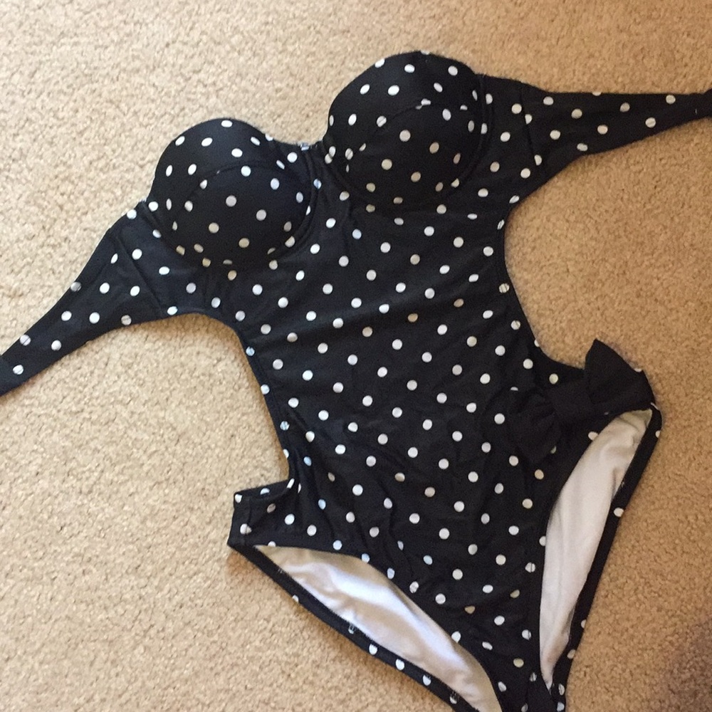 EUC Polka Dot One-piece bathing suit